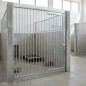 Dog Kennel Front with Door 200x185 cm | Dog Kennel with 8 cm Separation