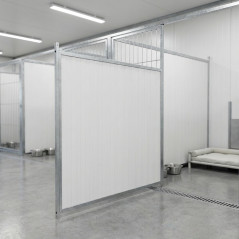 Pannello laterale in pannello sandwich da 30 mm per cucce per cani 150x185 cm | Pannello per cuccia per cani