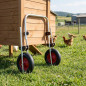 Kit Desplazamiento Gallinero Móvil Free-Range 1,5x1,8 m | Accesorio para Gallinero Exterior