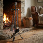 Juego de Accesorios para Chimenea de Hierro Forjado a mano 78 cm | Utensilios para Limpieza de Estufas y Chimeneas