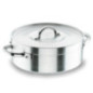 Cacerola con Tapa 32 cm Aluminio Lacor | Para Vitroceramica, Electrica, Gas | Capacidad 9,65 L | Alto 12 cm