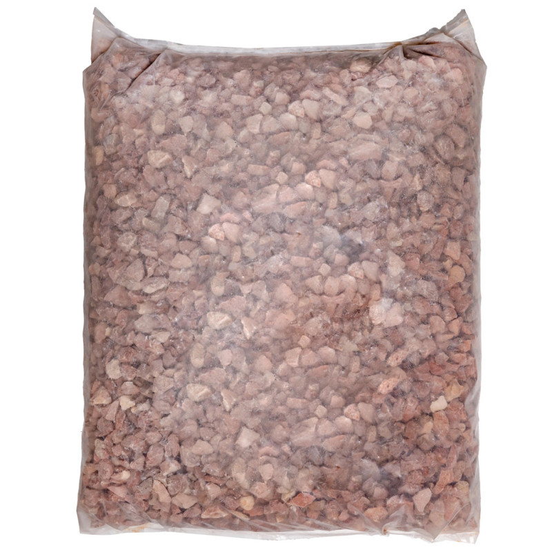 Cascalho vermelho 12/18 mm, saco de 20 kg | Pedra decorativa para jardim | Agregado para paisagismo | Cascalho para caminhos e á