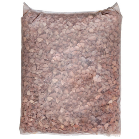 Roter Kies 12/18 mm, 20 kg Sack | Dekorativer Gartenstein | Landschaftsbau-Zuschlagstoff | Kies für Wege und Außenbereiche