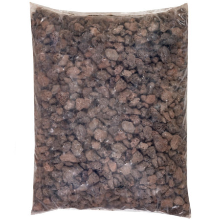 Cascalho vulcânico 14/25 mm, saco de 15 kg | Pedra vulcânica para jardim | Rocha decorativa | Drenagem para vasos e jardinagem