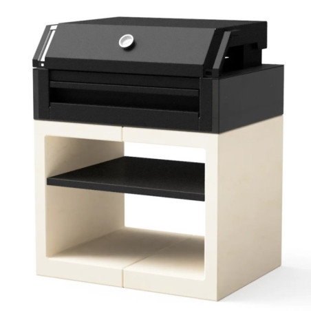 Kitaway Otte Einbau-Grillmodul 84x63x101 cm | Strukturierte Unterseite für den Gartengrill