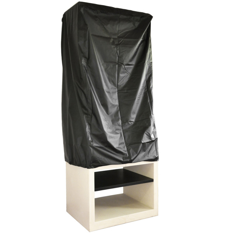 Housse de barbecue Kitaway noire 89 x 64 x 165 cm | Housse de protection pour barbecue | Protection imperméable pour barbecue d'