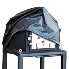 Housse de four 102 x 102 x 100 cm noire | Housse de protection pour four extérieur | Protection imperméable pour four de jardin