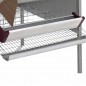 Nistkasten für Hühner 164x133x130 cm | Hühnerstall aus verzinktem Blech und Schweißdrahtgewebe | Futtertröge, Tränke, Rampe | 12 Nistkasten für Hühner 164x133x130 cm | Hühnerstall aus verzinktem Blech und Schweißdrahtgewebe | Futtertröge, Tränke, Rampe | 12
