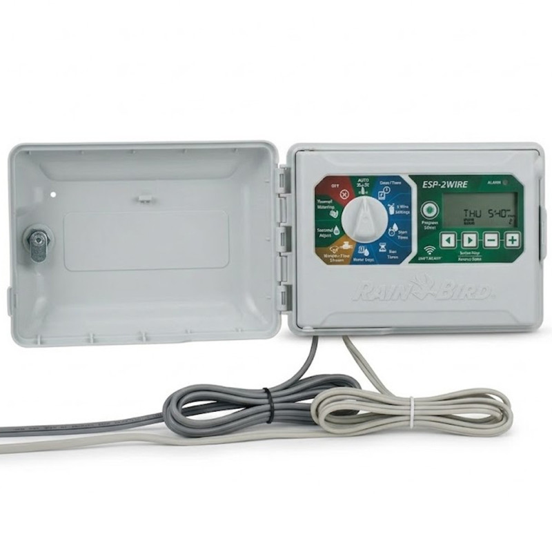 Programador Decodificadores ESP-2WIRE Rain Bird hasta 50 Estaciones | Controlador Riego Automático | Compatible LNK2 WiFi