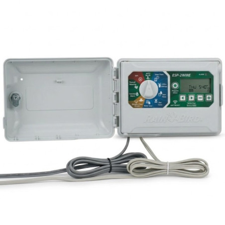Programmatore/decodificatore Rain Bird ESP-2WIRE per un massimo di 50 stazioni | Programmatore automatico per irrigazione | Comp