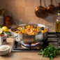 Padella per paella Lacor in acciaio inox | 40 cm | Padella professionale per paella | Adatta a tutti i tipi di fornelli | Lavabi