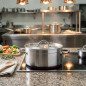 Cacerola con Tapa 32 cm Aluminio Lacor | Para Vitroceramica, Electrica, Gas | Capacidad 9,65 L | Alto 12 cm