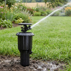 Irrigatore a scomparsa per irrigazione sotterranea | Irrigatore agricolo a impatto Titan 6-13 m 1/2'' | Irrigatore circolare e r