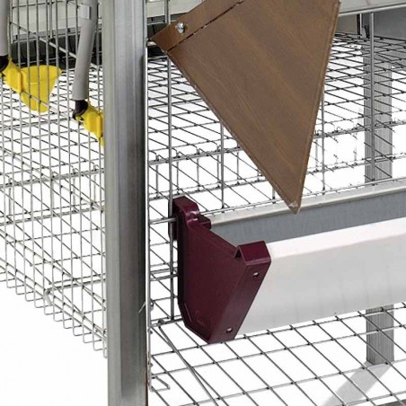 Nido ecologico per galline 162x100x135 cm