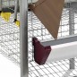 Nistkasten für Hühner 164x133x130 cm | Hühnerstall aus verzinktem Blech und Schweißdrahtgewebe | Futtertröge, Tränke, Rampe | 12 Nistkasten für Hühner 164x133x130 cm | Hühnerstall aus verzinktem Blech und Schweißdrahtgewebe | Futtertröge, Tränke, Rampe | 12