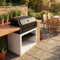 Kitaway Otte Modulo Barbecue da Incasso 84x63x101 cm | Base Strutturata per Barbecue da Giardino Esterno