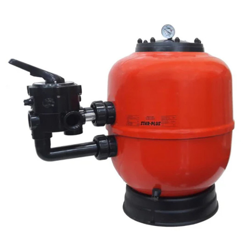 Filtro a sabbia Star-Plus da 650 mm per piscine con valvola laterale da 1 1/2" | Filtro monoblocco con capacità di 17 m³/ora per