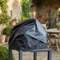 Ofenabdeckung 82 x 82 x 100 cm, Schwarz | Schutzhülle für den Außenbereich | Wasserdichte Ofenabdeckung für den Garten