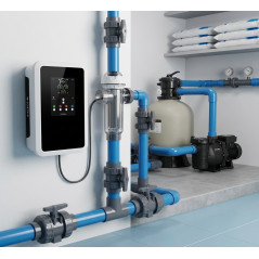 Domotic D-32 S2 Salt Chlorinator | Production 30 g/h | For Pools up to 90 m³ | Salt Chlorinator with Salt Electrolysis