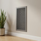 Metal Ventilation Grille with Pre-frame 50x20 cm Grey | Ventilation and Ducts