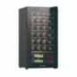 Vinoteca con Compresor para 28 Botellas Orbegozo | Enfriador de Botellas con Luz Interior LED | Estantes Cromados | Panel Tactil
