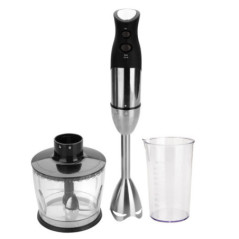 Frullatore a immersione Lacor con tritatutto e bicchiere | Frullatore a immersione | 4 lame in acciaio inox | Ideale per tritare