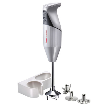 Lacor Profi-Stabmixer | Spritzschutz-Stabmixer | Edelstahlklinge zum Zerkleinern und Mahlen