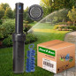 Aspersor 5004PCSAM Rain Bird con Válvula Antidrenaje | Pack 20 | Alcance 4,6 a 10,7 m | Aspersor Turbina 3/4 ajustable 5000