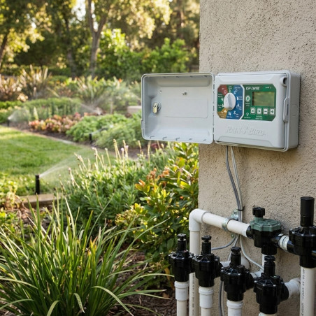 Rain Bird ESP-2WIRE Programmer/Decoder for up to 50 Stations | Automatic Irrigation Controller | Compatible with LNK2 WiFi