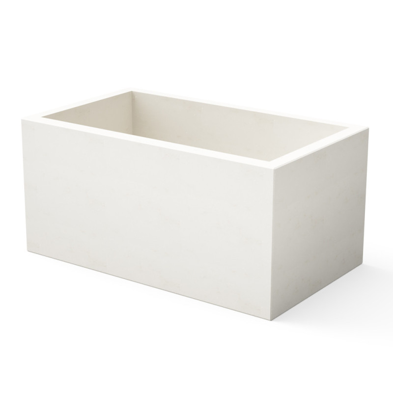 Extensão de chaminé em concreto liso para churrasqueiras Kitaway, 84x49x40 cm