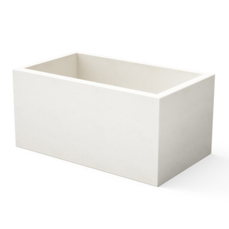 Extensão de chaminé em concreto liso para churrasqueiras Kitaway, 84x49x40 cm