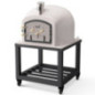 Kitaway-Backofen mit Untergestell und Rollen, 120 x 120 x 65 cm, Weiß | Abmessungen 120 x 120 x 170 cm | Professioneller Gasback Kitaway-Backofen mit Untergestell und Rollen, 120 x 120 x 65 cm, Weiß | Abmessungen 120 x 120 x 170 cm | Professioneller Gasback