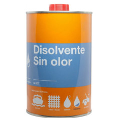 Solvente inodoro de alto desempenho, 1 litro | Limpador de resina de poliéster | Diluente para fibra de vidro e funilaria