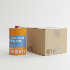 Hochleistungs-Geruchsneutrales Lösungsmittel 1 Liter | 12er-Packung Polyesterharzreiniger | Glasfaserverdünner