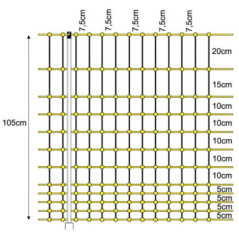Electric Netting for Goats 1.05x50 m | Poultry Enclosure for Chickens and Farm Animals