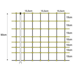 Electric Sheep Netting 0.9x50 m | Poultry Enclosure for Chickens and Farm Animals