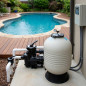 Filtro de areia M3000 de 480 mm para piscinas com válvula lateral | Filtro monobloco com vazão de 9000 l/hora para piscinas resi Filtro de areia M3000 de 480 mm para piscinas com válvula lateral | Filtro monobloco com vazão de 9000 l/hora para piscinas resi