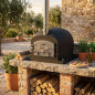 Four à bois Kitaway BBQ 120 x 120 x 65 cm Noir | Four à bois avec isolation professionnelle et manomètre Four à bois Kitaway BBQ 120 x 120 x 65 cm Noir | Four à bois avec isolation professionnelle et manomètre