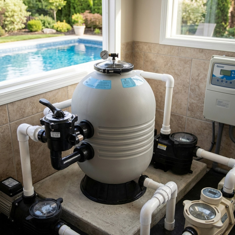 Removable Pool Filter Pool Sand Filter M3000 560mm SUINGA 12,000 l/h