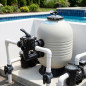 Filtro a sabbia M3000 da 560 mm per piscine con valvola laterale | Filtro monoblocco con portata di 12.000 l/ora per piscine res