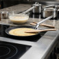 Padella per crêpe da 22 cm | Padella per pancake da 22 cm | Padella per crêpe in ghisa naturale | Antiaderente | Adatta a tutti