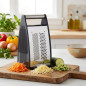 Manual Food Grater | 4-Sided Grater for Various Cuts | Easy to Clean | Ideal for All Types of Food