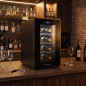 Cave à vin Orbegozo 8 bouteilles | Éclairage intérieur LED | Étagères chromées | Panneau tactile | Fonctionnement silencieux