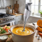 Lacor Hand Blender | Anti-Splash Stick Blender | Stainless Steel Blade | Ideal for Chopping and Grinding