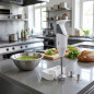 Lacor Professional Hand Blender | Anti-Splash Stick Blender | Stainless Steel Blade for Chopping and Grinding