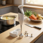 Lacor Professional Hand Blender | Anti-Splash Stick Blender | Stainless Steel Blade for Chopping and Grinding