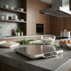 Bilancia da cucina da 15 kg | Bilancia digitale da cucina | Bilancia da cucina in acciaio inox | Peso degli alimenti in g/kg/oz/