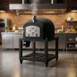Forno Kitaway con base + a gas 120x120x65 cm nero | Dimensioni 120x120x170 cm | Forno a gas professionale con manometro Forno Kitaway con base + a gas 120x120x65 cm nero | Dimensioni 120x120x170 cm | Forno a gas professionale con manometro