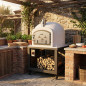 Forno Kitaway con base + a gas 120x120x65 cm bianco | Dimensioni 120x120x170 cm | Forno a gas professionale con manometro Forno Kitaway con base + a gas 120x120x65 cm bianco | Dimensioni 120x120x170 cm | Forno a gas professionale con manometro