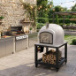 Forno Kitaway con base + a gas 120x120x65 cm bianco | Dimensioni 120x120x170 cm | Forno a gas professionale con manometro Forno Kitaway con base + a gas 120x120x65 cm bianco | Dimensioni 120x120x170 cm | Forno a gas professionale con manometro